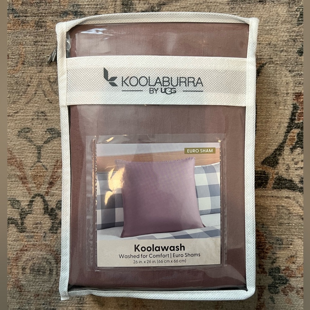 Koolaburra by UGG Koolawash Solid 2-Pack Euro Shams